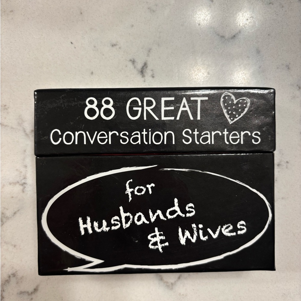 88 Great conversation starters for husbands & wives